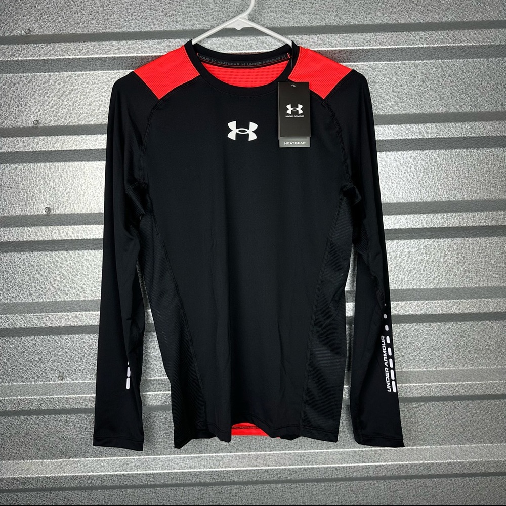 (NWT) Men’s Under Armour HeatGear Compression Long Sleeve Shirt-Size L